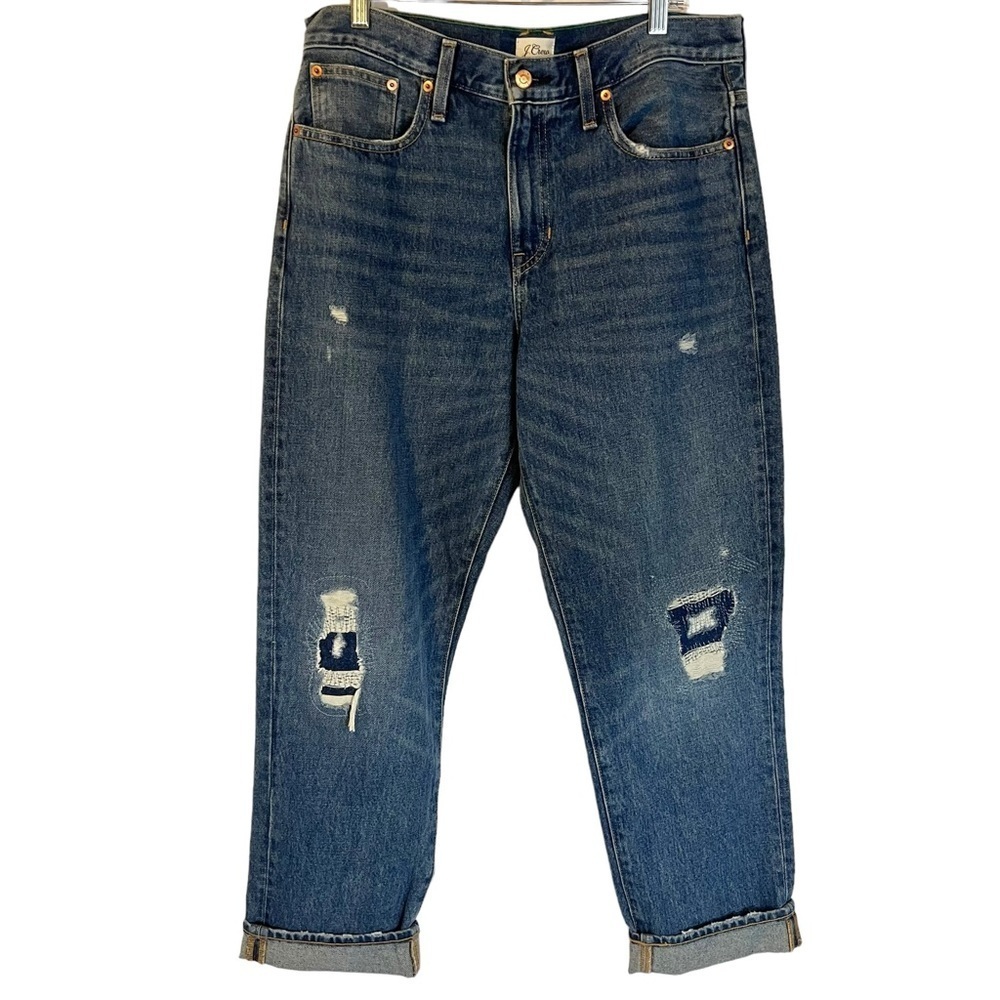 J Crew Slouchy Boyfriend Jean in Putnam Wash